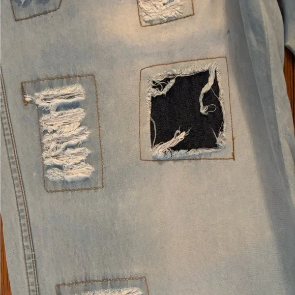 Paperlace Wide Leg Heart Jeans - Picture 6 of 14